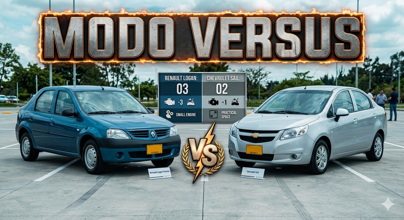 Duelo de populares: Renault Logan Familier vs. Chevrolet Sail — foto 1