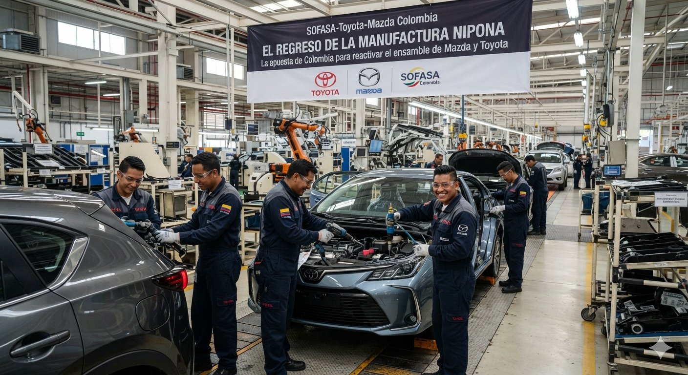 El regreso de la manufactura nipona: La apuesta de Colombia para reactivar el ensamble de Mazda y Toyota — foto 1