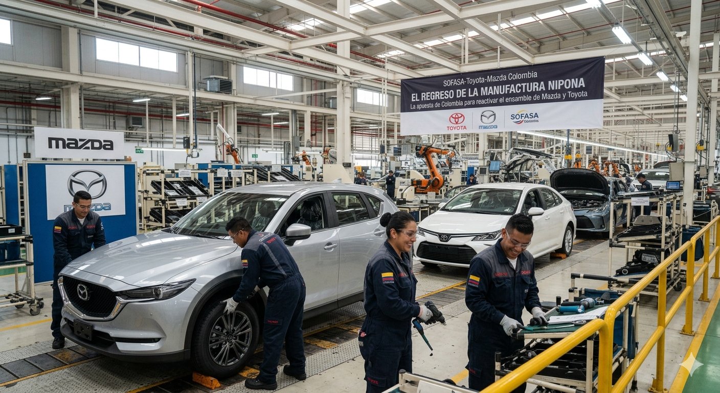 El regreso de la manufactura nipona: La apuesta de Colombia para reactivar el ensamble de Mazda y Toyota — foto 2