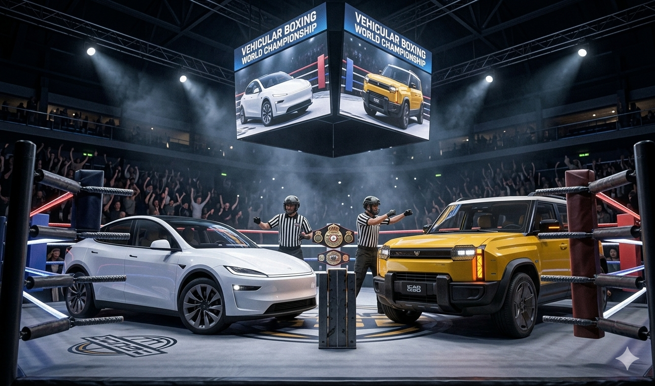Choque de visiones eléctricas: Tesla Model Y vs. Chery iCAR 03T — foto 2